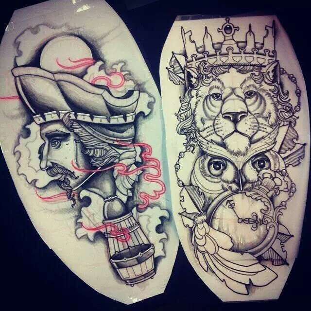 最新花臂手稿，纹入友情的日常趣事