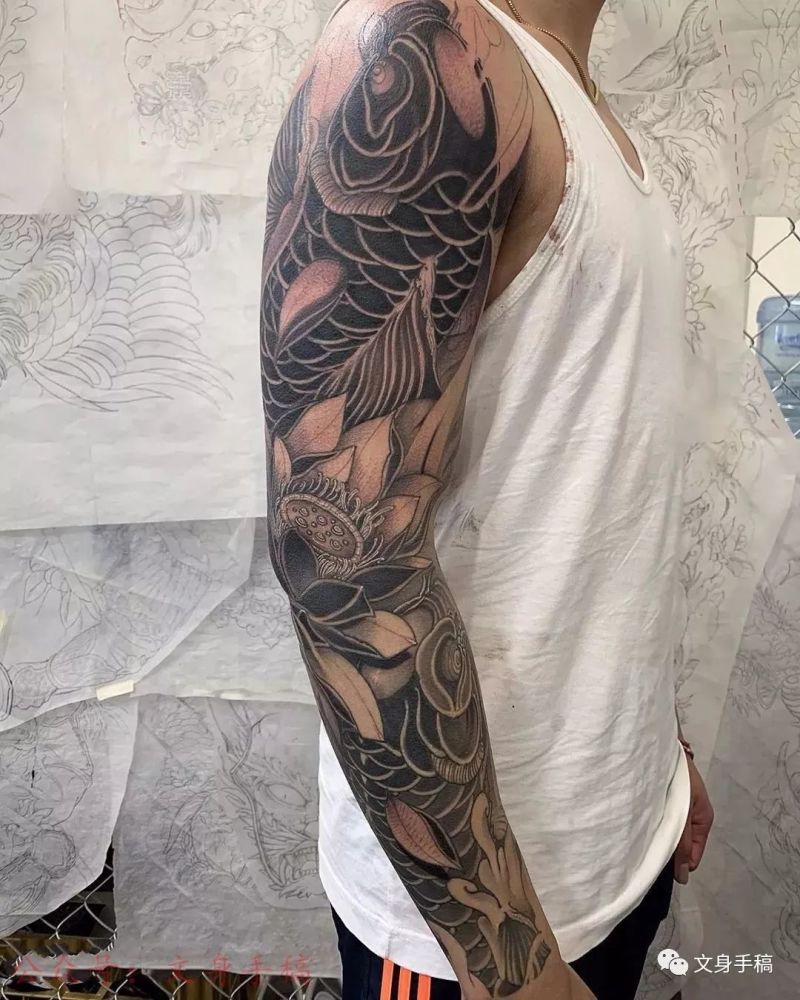 最新花臂手稿,纹入友情的日常趣事