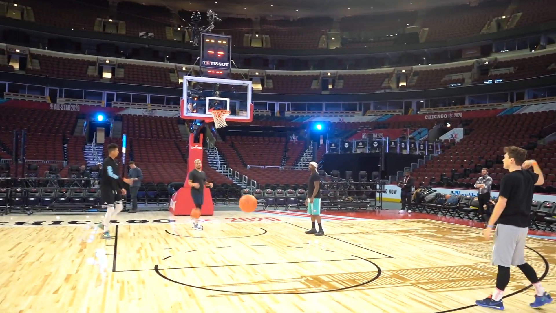 温馨投篮大赛,技艺与情感的较量